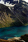 Parco Jotunheimen, Norvegia. La foce del Memu nel Gjende